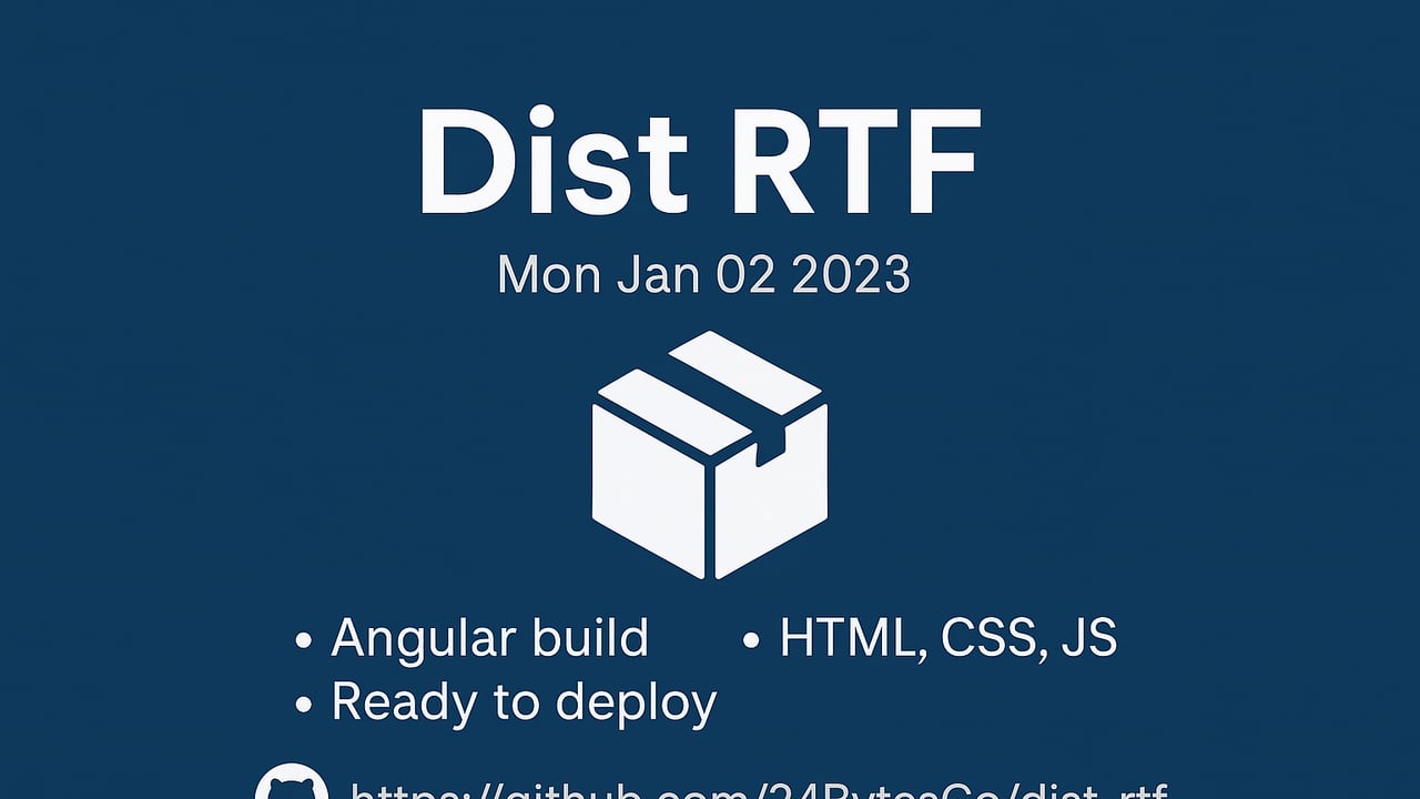 Image of Dist RTF